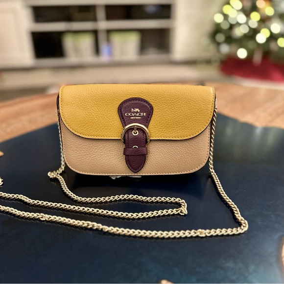 coach kleo crossbody in colorblock